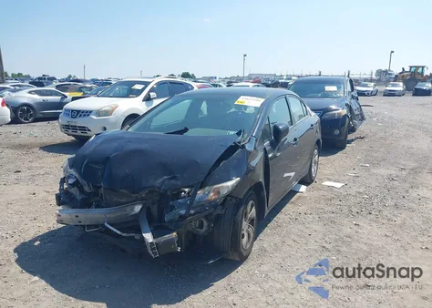 2015 Honda Civic Lx из США, поврежденный, VIN 19XFB2F50FE266234